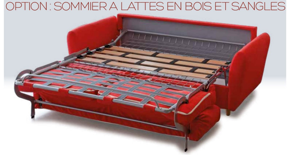 Canapé convertible couchage quotidien cosy Ronnie - 9