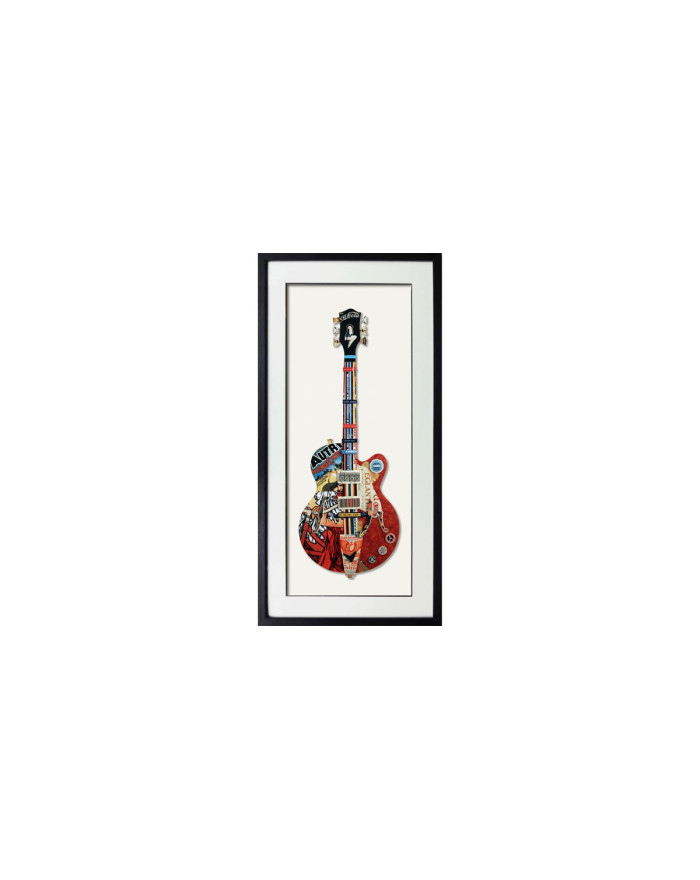 Tableau Guitare - 65 x 65 cm