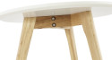 Tables basses gigognes scandinaves blanches Glodia