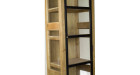 Vitrine industrielle bois et verre Corona
