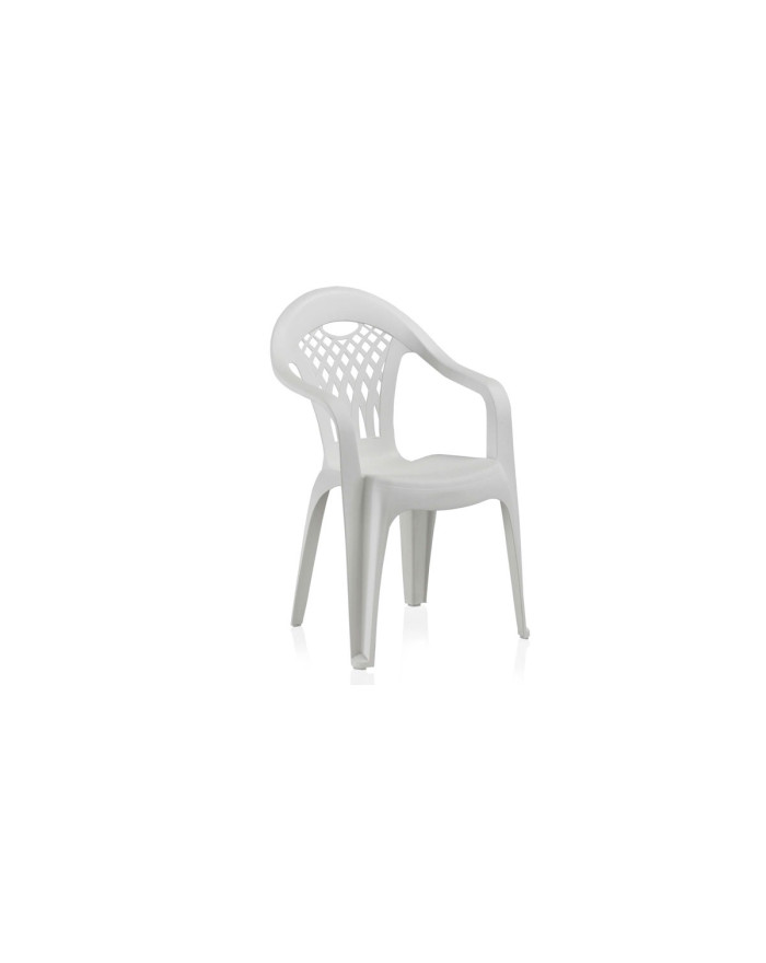 Lot 40 chaises jardin empilables blanches Cancun