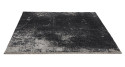 Tapis 160 x 230 cm dégradé noir et gris Marbre