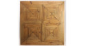 Table carrée 130 x 130 cm en bois Meadview