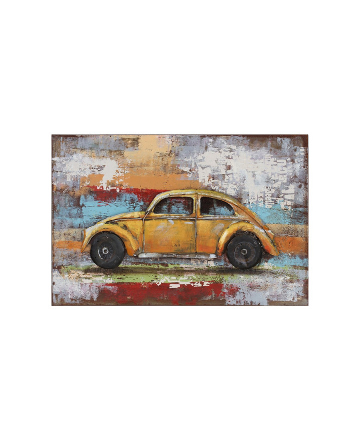 Tableau voiture Coccinelle jaune 60 x 40 cm