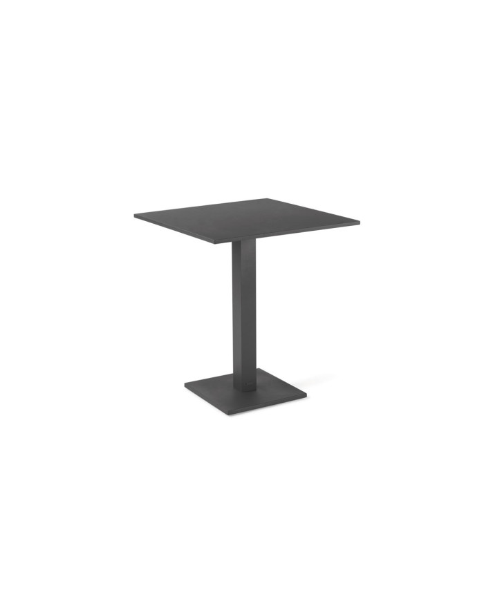 Table carrée pliante avec pied central Prada