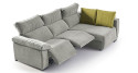 Canapé d&#039;angle grand confort avec assises relax Romane
