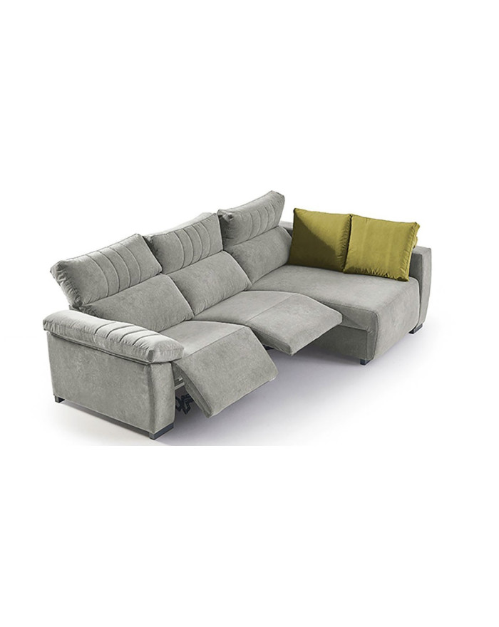 Canapé d'angle grand confort avec assises relax Romane