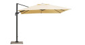 Parasol déporté 3 x 3 m beige/sable Bermudes