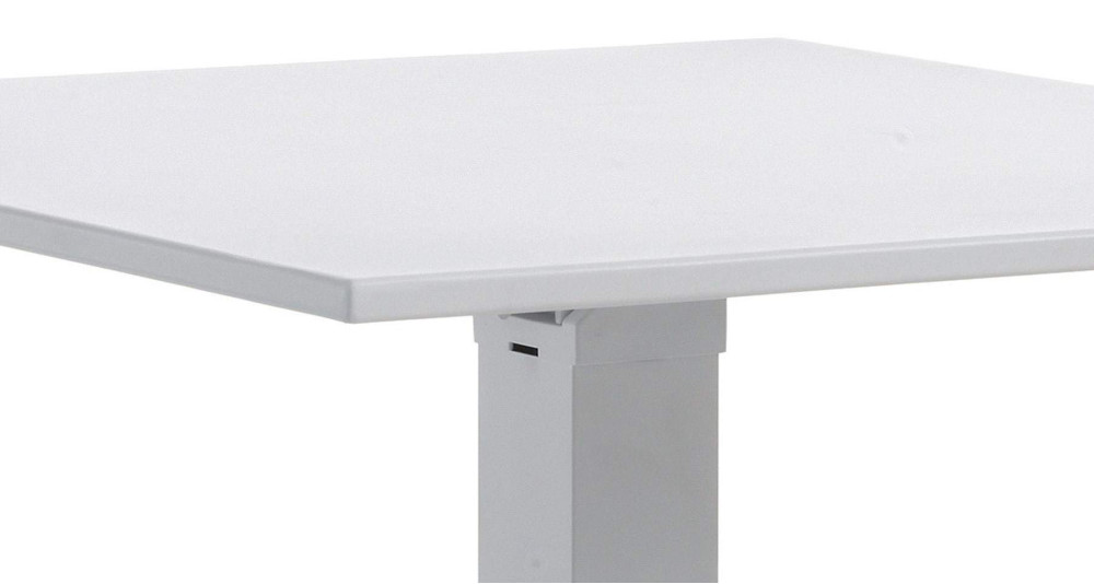 Table de bar pliante carrée 70 x 70 cm Prada blanc- 3