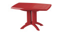 12 x Table Vega 118 cm pliante - 5 coloris