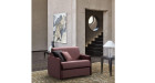 Fauteuil lit 1 place avec matelas épais Donatella
