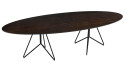 Table basse ovale en céramique Balistique