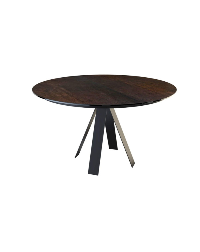 Table ronde extensible en céramique Coulemelle