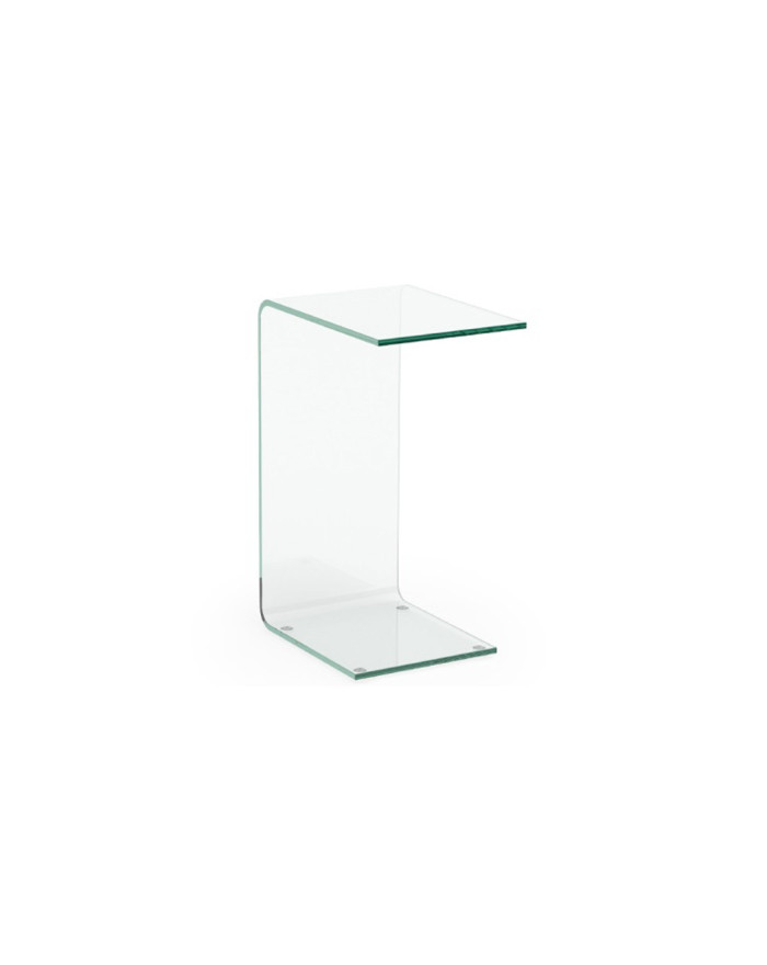 Bout de canapé minimaliste en verre Lylou - 3 coloris