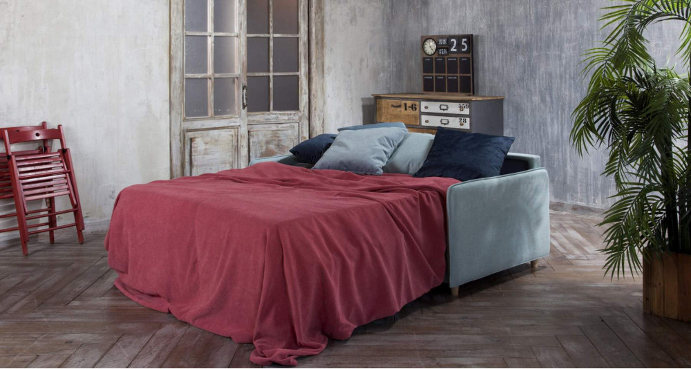 Canapé lit couchage journalier peu encombrant Zero - 6