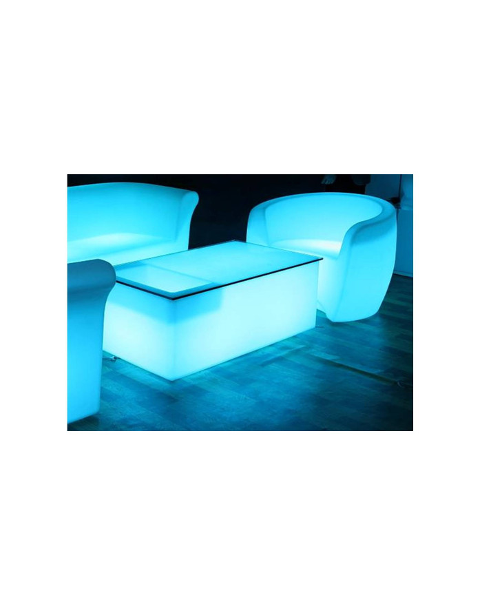 Table basse lumineuse Time Square