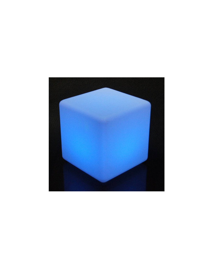 Pouf cube lumineux à LED