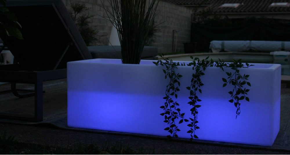 Jardinière lumineuse à LED