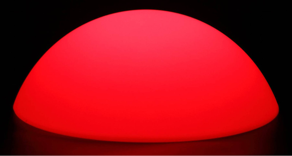 Lampe de sol demi sphère lumineuse à LED