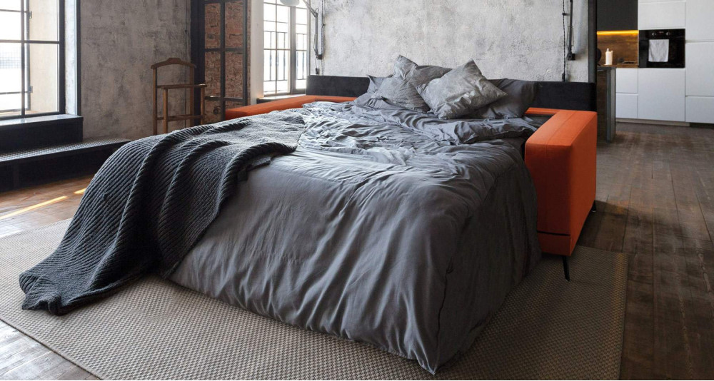 Canapé lit avec couchage haut de gamme Cassel DIVA