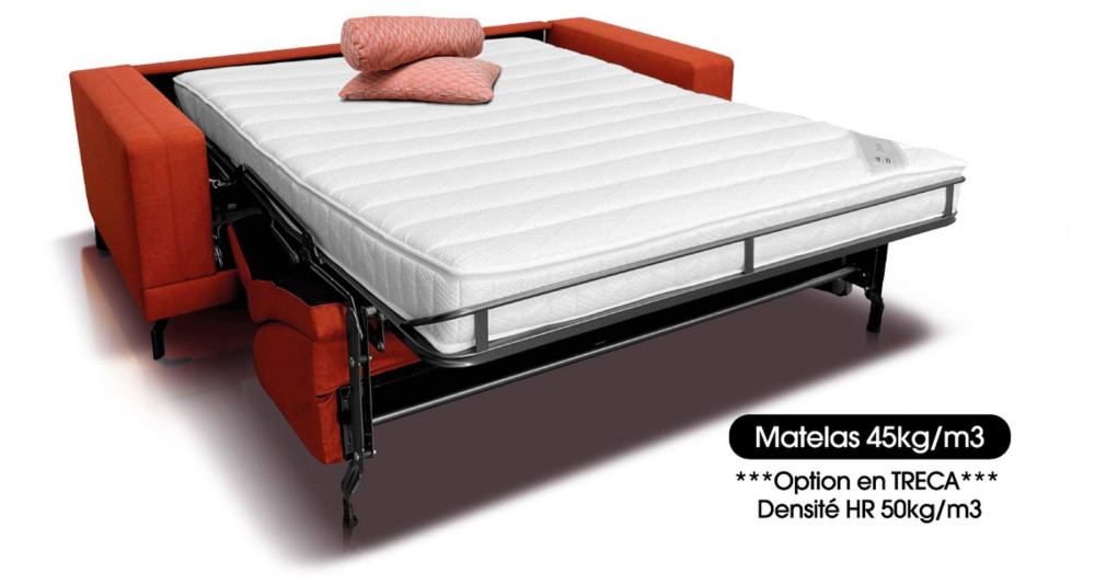 Canapé lit avec couchage haut de gamme Cassel DIVA