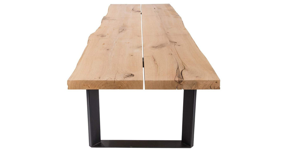 Table Sauvage en vieux chêne 300 x 90 cm