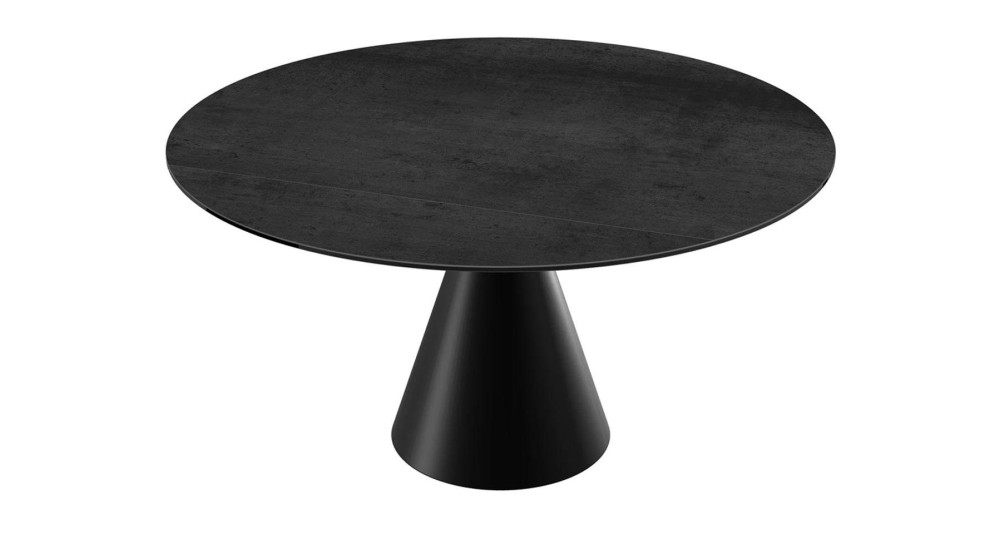 Grande table ronde extensible design Embleme