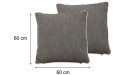 Lot 2 coussins Home Spirit personnalisables