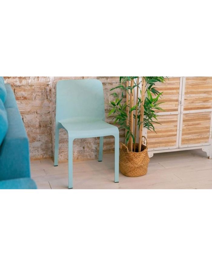 Lot 24 chaises empilables Grana - 6 couleurs