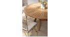 Table ronde teck plateau tournant Maryland