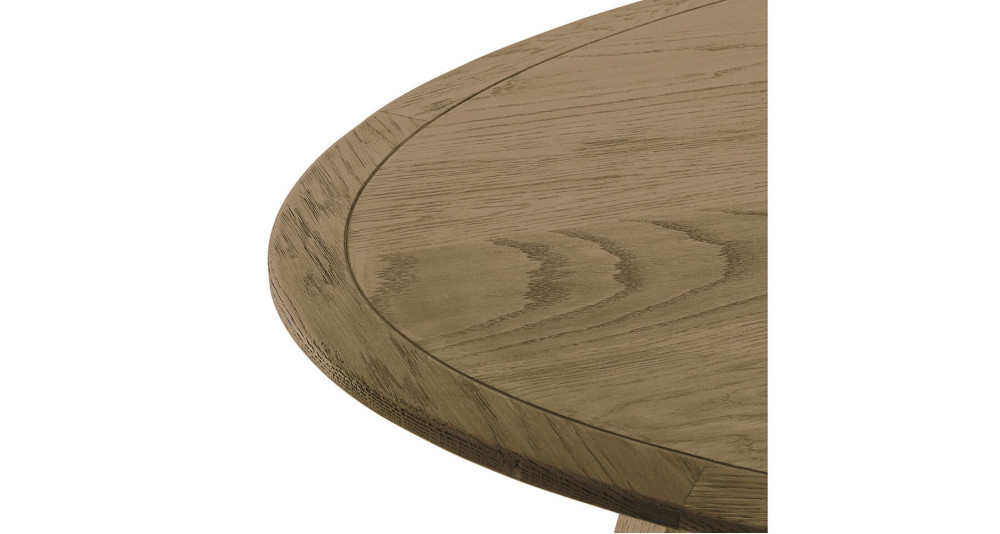 Table Maxine en chêne ovale 230 cm