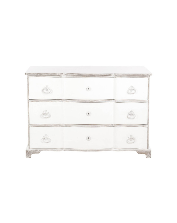 Commode blanche shabby-chic