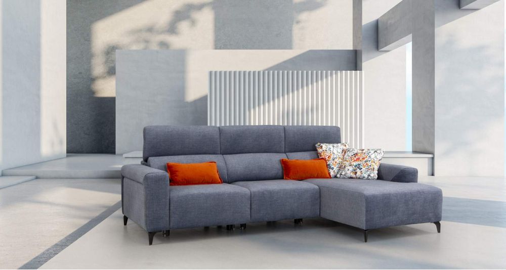 Canapé d'angle à assises qui s'allongent Nolan