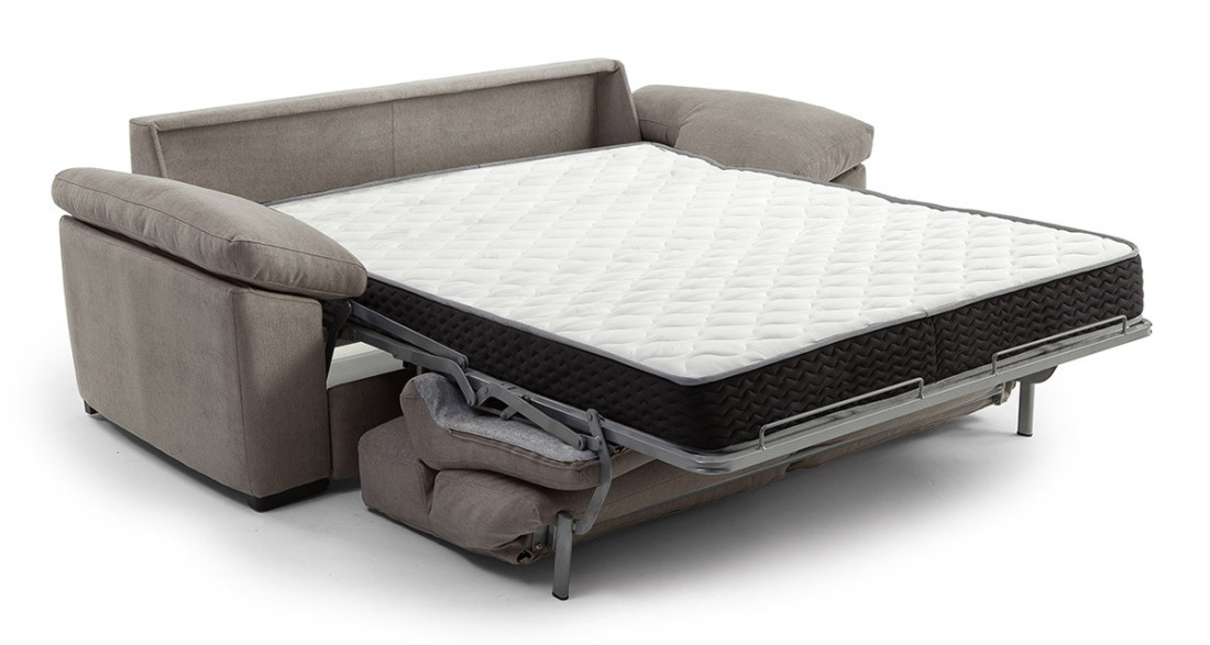 Canape Lit Convertible Quotidien Avec Matelas 18 Cm D Epaisseur Pedro