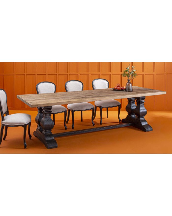 Table bois bicolore 12 personnes Magistrale - Signature