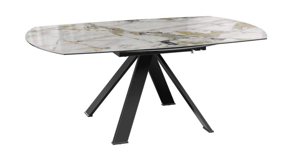 Grande table ronde extensible 12 personnes Austin