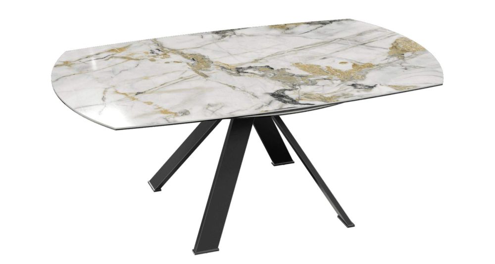 Grande table ronde extensible 12 personnes Austin
