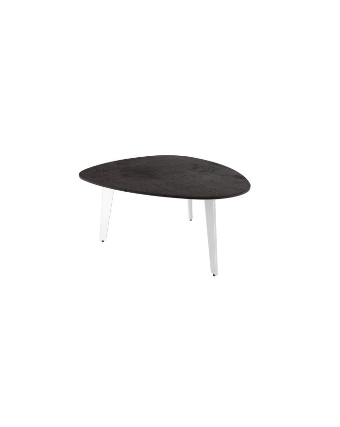 Table basse de jardin galet céramique Stella céramique acier - 6