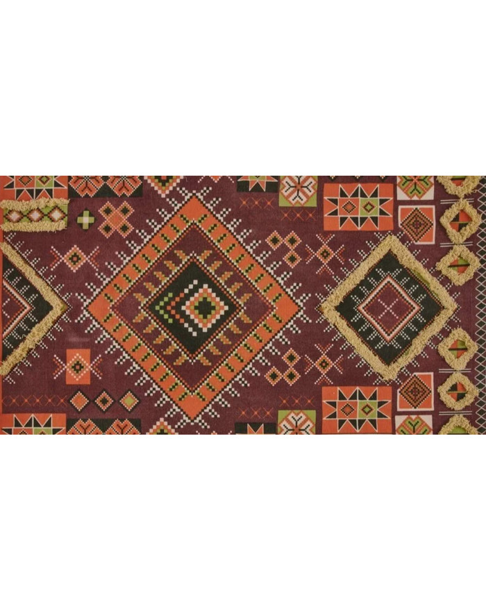 Tapis ethnique à motifs Torbal 180x120 cm