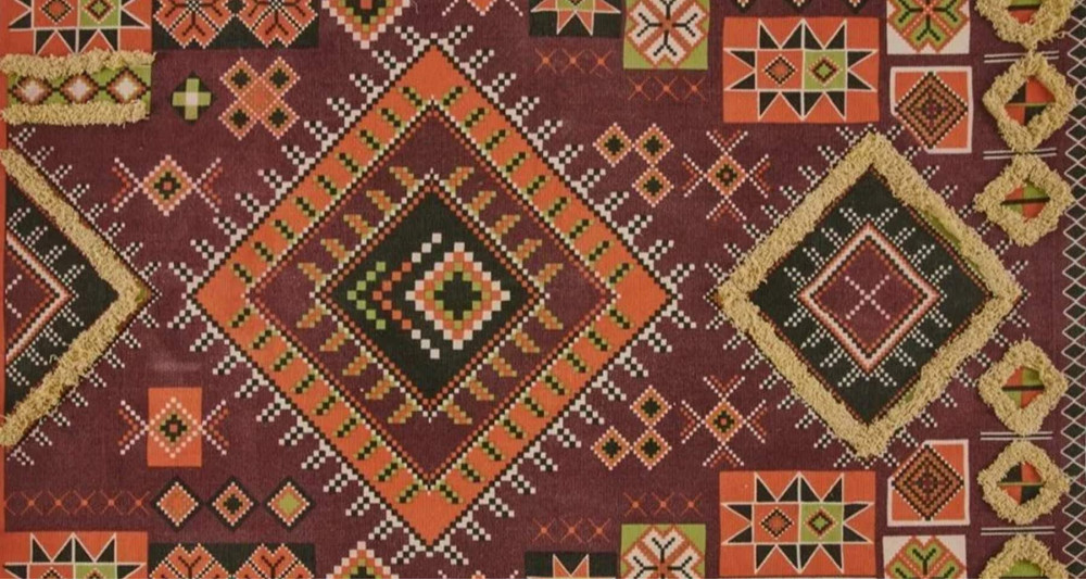 Tapis ethnique à motifs Torbal 180x120 cm