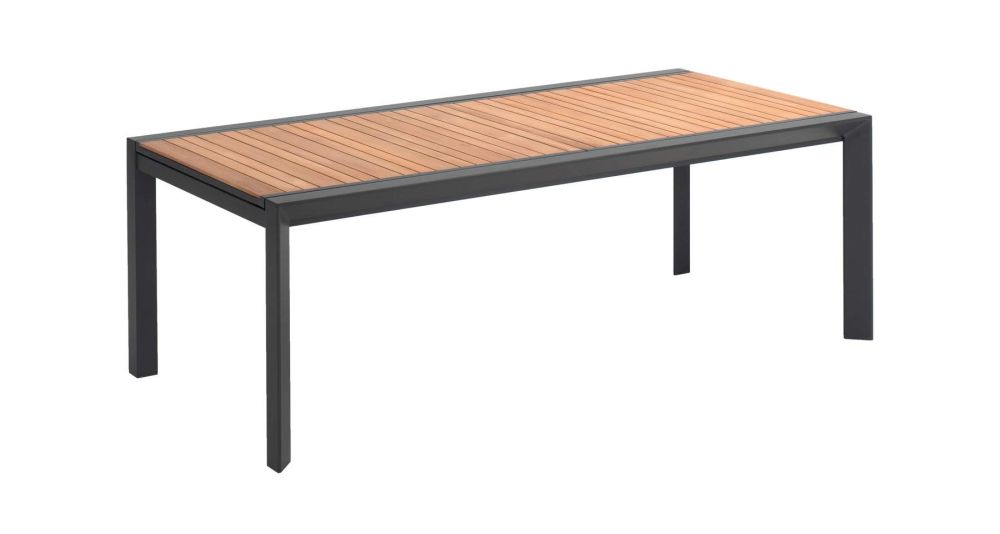 Grande table extensible en teck 220 à 340 cm Porto