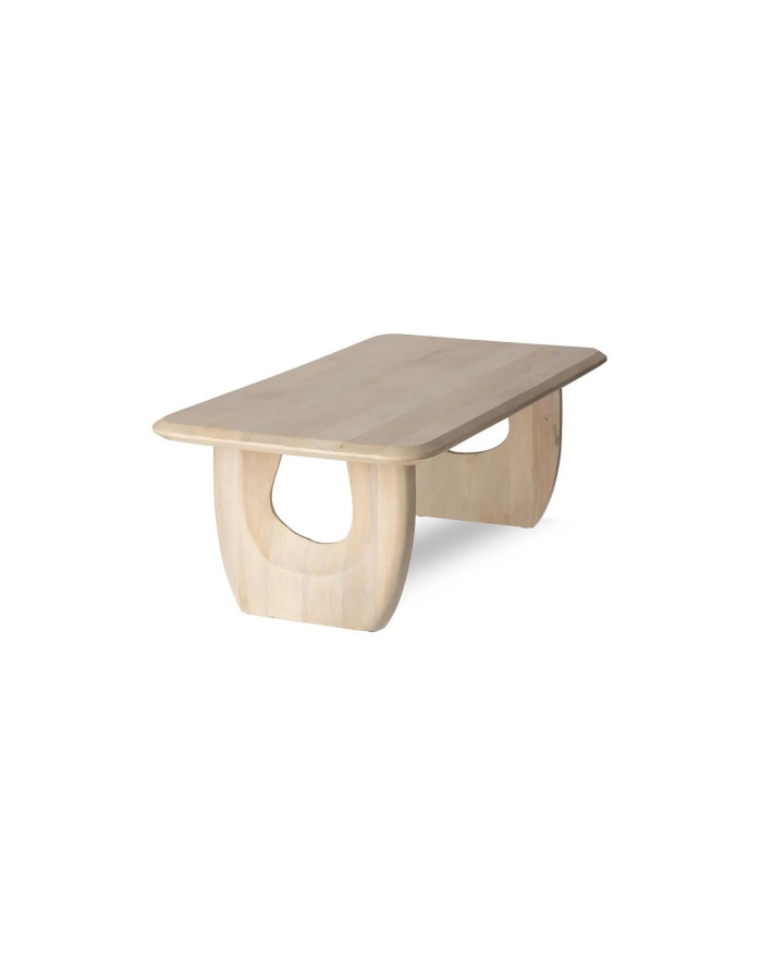 Table basse rectangulaire en bois de manguier Mosca