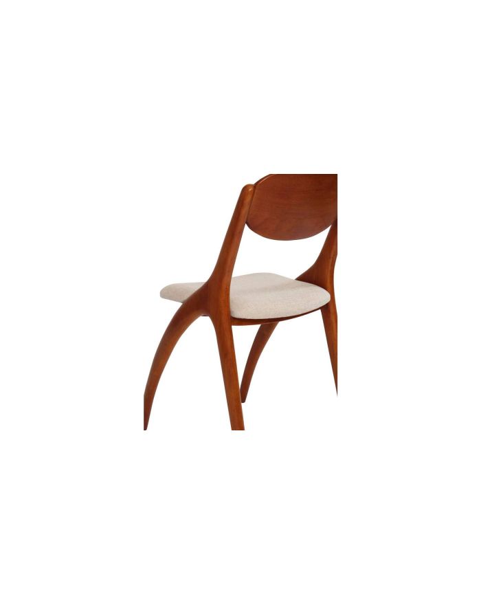 Chaise scandinave vintage en bois Bryggen
