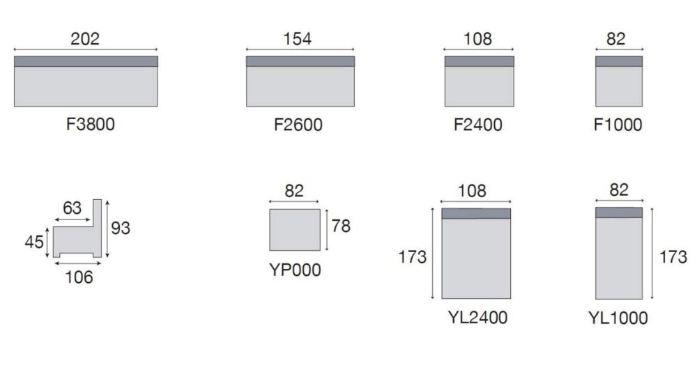 Canapé et chauffeuse modulable Sutton