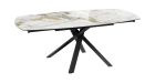 Table céramique extensible pied central 6/8 personnes GizehTable céramique extensible pied central 6/8 personnes Gizeh céramique