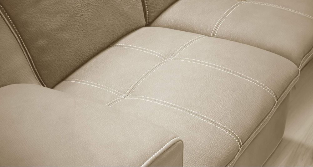 Canapé d'angle convertible avec poufs modulables Avila