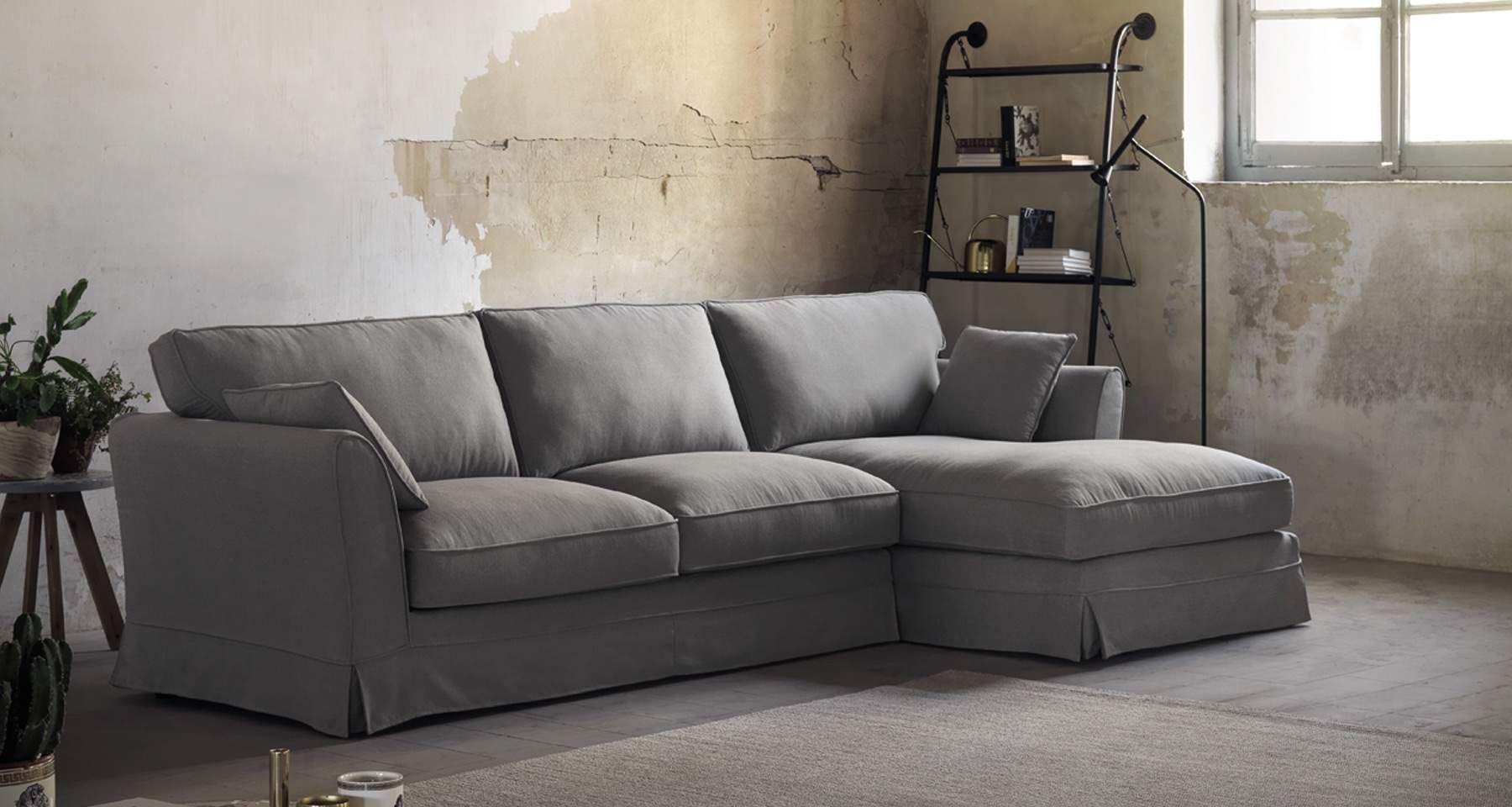 Canapé d’angle lin : spacieux, confortable et intemporel | Décostock