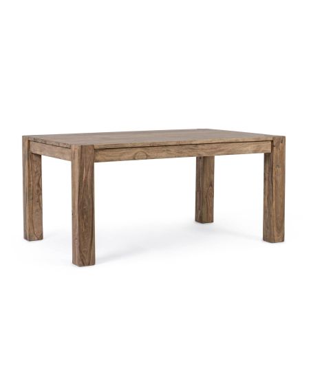 Grande table extensible, marqueterie, chêne, vintage, années 50