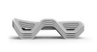 Lot 24 transats empilables Monoblock blanc - 5