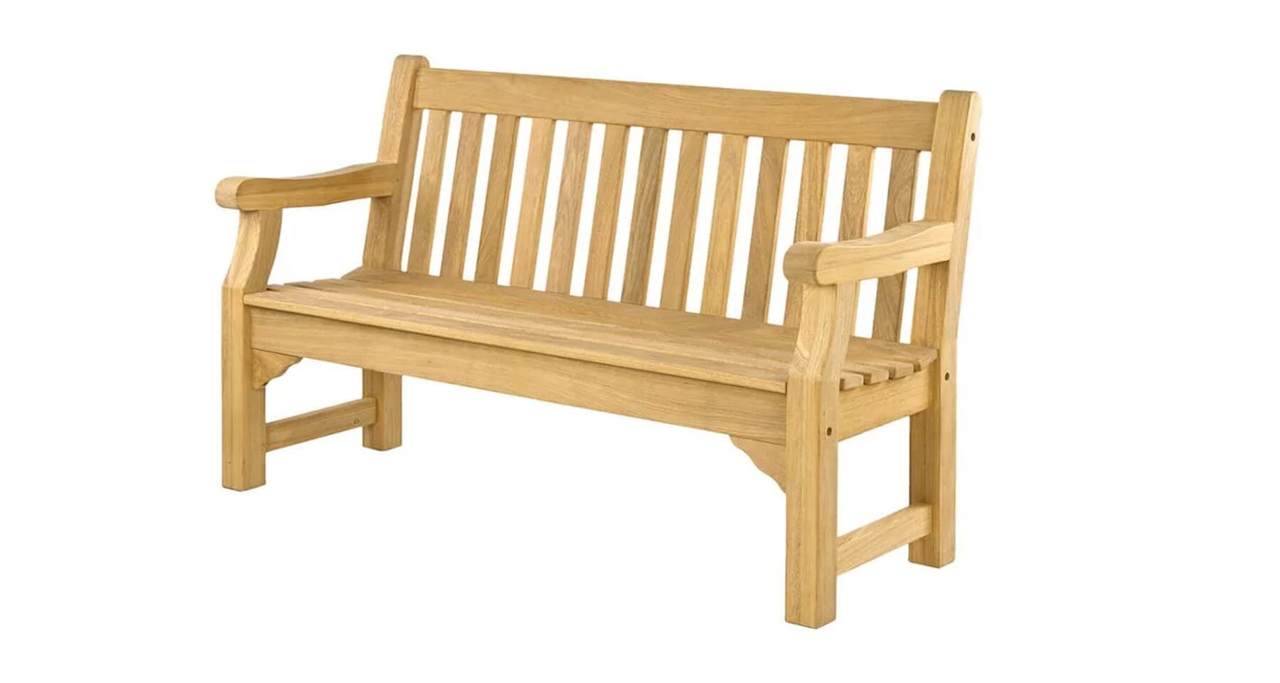 Banc de jardin en chêne massif Royal Park - Alexander Rose